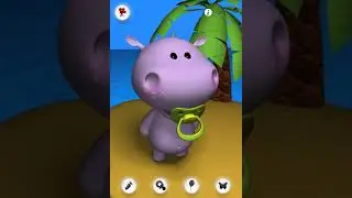 Talking Baby Hippo - (Gameplay) on iOS