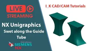 Siemens NX CAD swept, sweep alogn the guide and tube functions #NX #siemens #sweep #swept #tube