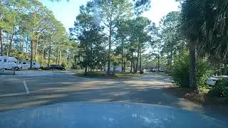Drive through Topsail Hill Preserve State Park to bungalow