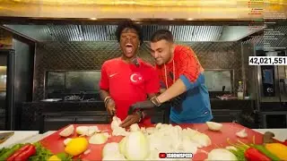 IShowSpeed Tries To Cut Onions Like Czn Burak 😭