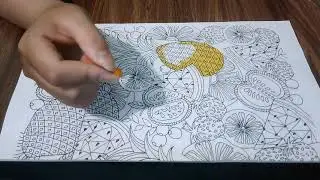 Coloring Picture of Fruits Including Pineapple, Watermelon, and Strawberry 2   Play Dead