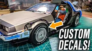 Custom Waterslide vs Dry Transfer Decals for Models!
