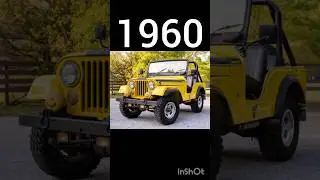 Evolution of Jeep (1945~2023) |#shorts#jeep#evolution#car#viral#reels#trending#status#luxury#thar#yt