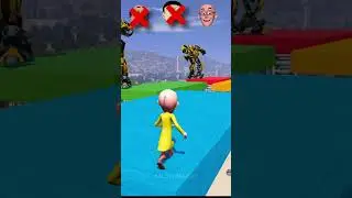GTA 5 Epic Ragdolls RED SPIDERMAN VS RED MINION VS GREEN MINION (Euphoria Physics & Funny Fails) #29