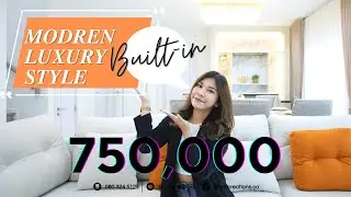 พาชม BUILT-IN - ตกแต่งภายในสไตล์โมเดิร์น ลักซ์ชัวรี่ #8 งบ 750,000 บาท @โครงการ Velana Amoda