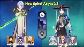 New Spiral Abyss 3.8 | Auto Attack teams | Ayato DoubleGeo & Wanderer Hyper | Genshin Impact