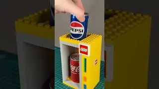 Working Lego Soda Vending Machine #lego