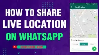 HOW TO SHARE LIVE LOCATION ON WHATSAPP. #WhatsAppfeatures #Livelocation #Sharelivelocation