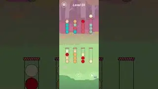 Ball Sort Puzzle Medium Level 55 gameplay (iOS Android)