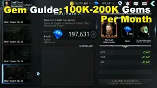 Darkness Rises Gem Farming: Make 100k to 200K+ Gems Per Month!