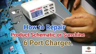 How to Repair Product Schematic or Sunshine 6 Port Charger by PGT.