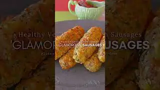 Healthy Vegetarian Recipes - GLAMORGAN SAUSAGES!! #shorts #healthy #fyp #vegetarian #food #dinner