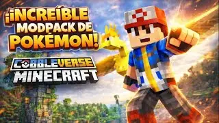 Mi PRIMERA VEZ en Minecraft COBBLEVERSE 😱 &iquest;El mejor modpack de Pok&eacute;mon?