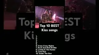 Top 10 BEST Kiss Songs #kiss #hardrock #70srock #80srock