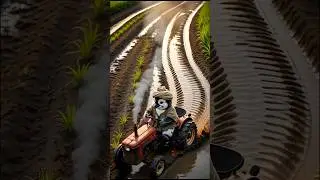 𝑩𝒂𝒃𝒚 𝑷𝒆𝒏𝒈𝒖𝒊𝒏 𝑭𝒂𝒓𝒎𝒆𝒓 𝑶𝒏 𝑻𝒓𝒂𝒄𝒕𝒐𝒓 🚜 #BabyPenguin #CuteAnimals #ViralShorts