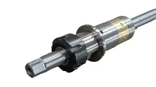 Expanding lathe backstop & bar support with ER collet adjustment.