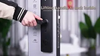 Tenon E15 &ndash; WiFi Smart Keyless Door Lock with Handle for Hotels#smartlock #tenon #smarthandle