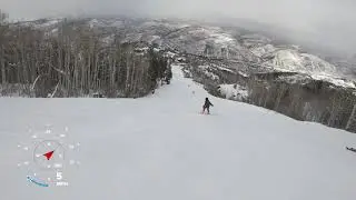 Caught Hau Hau straightlining down steep drops