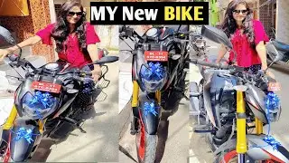 My New BIKE 🤗❤️| my new bike status| new bike delivery | my new bike vlog| as pooja vlogs|