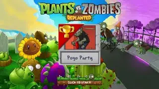Pvz replanted Pogo Party minigame