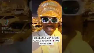 fake agent alert when coming to Qatar