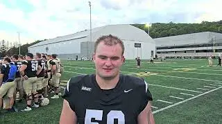 Army Sr LG Will Jeffcoat, Pelion, SC on, prep for Friday opener 6PM at Michie Stadium