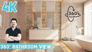 Bathroom Design 360 Degree View | VR360 | 4K Virtual Reality