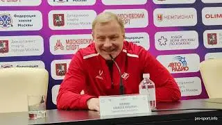 Спартаковцы ЖАМНОВ и РУБЦОВ после победы по буллитам над &laquo;Динамо&raquo; в Кубке Мэра Москвы по хоккею