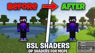 Best shader for MCPE 1.21+ | BSL Shaders for Minecraft Pocket edition | MIboy Gamerr