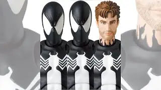 A LOOK AT: Marvel Comics &ndash; Symbiote Suit Spider Man by MAFEX REVEAL