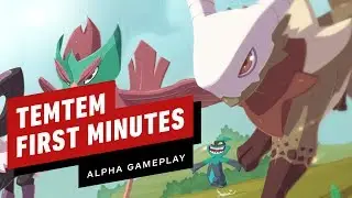 The First 17 Minutes of Temtem (Pokemon-Like MMO) Alpha Gameplay