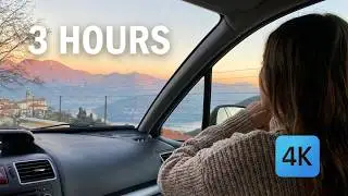 🚗Mountain Drive Ambience &ndash; 3 Hours of Calm Road Sounds for Focus, Study & Relaxation [4K]