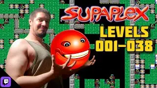 Supaplex - Levels 001-038 | Legendary action-puzzle DOS game from 1991