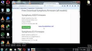 Symphony E5 Firmware
