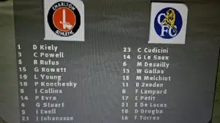Fifa 2003 Gameplay: Charlton Athletic VS Chelsea