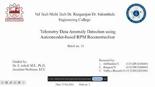 Telemetry Data Anomaly Detection using Auto-Encoder based RPM Reconstruction