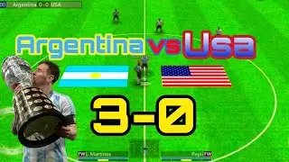 Argentina vs Usa winner soccer evo elite 2022 gameplay 🔥🔥