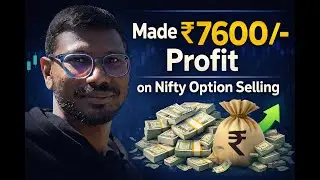 Consistent Profit from Nifty Options | ₹7,600 Today #nifty50 #trading #livetrading #optionselling