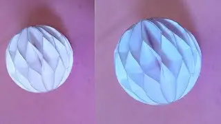 DIY Origami honeycomb paper craft || Decoration craft ideas 