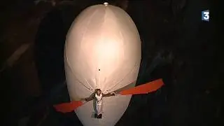 L'incroyable vol de l'Aéroplume dans la grotte de La Verna au Pays basque