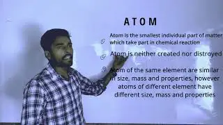 Atom introduction class 12th  .Atomic history #aton #introduction #history