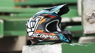 |SCORPION EXO VX-16 AIR / ROK BAGOROS EDITION| cross helmet