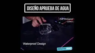 Mouse pad con Luz LED RGB 001