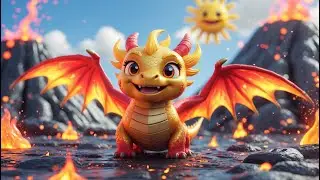 Five Brave Dragons Make Counting Fun 🐉🔢🎶 | Kids Song, Baby Songs, Nursery Rhymes
