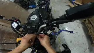 How to install heated grips on the MT07 or any motorcycle