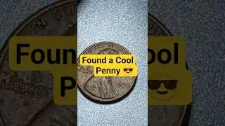 Found a cool penny 😎 in circulation, Magic coin #coincollecting #copper #penny
