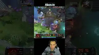 Невероятная Концовка Драки ! Team Liquid vs Team Falcons #dota2 #akontv #highlights