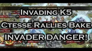 Iron Throne - Invading K5, Ctesse Rallies Bake, Trap and Combat Discussion - Invader Danger!