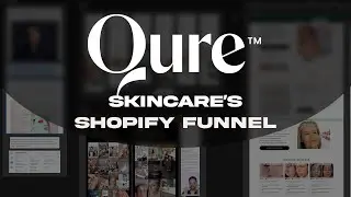 Qure Skincare's Shopify Funnel, Ads, Email & SMS Retention Marketing - The Funnels Show #5