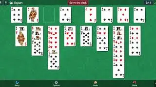 Microsoft Solitaire Collection 9/11/20 Free Cell Mini #10 Expert Solve
